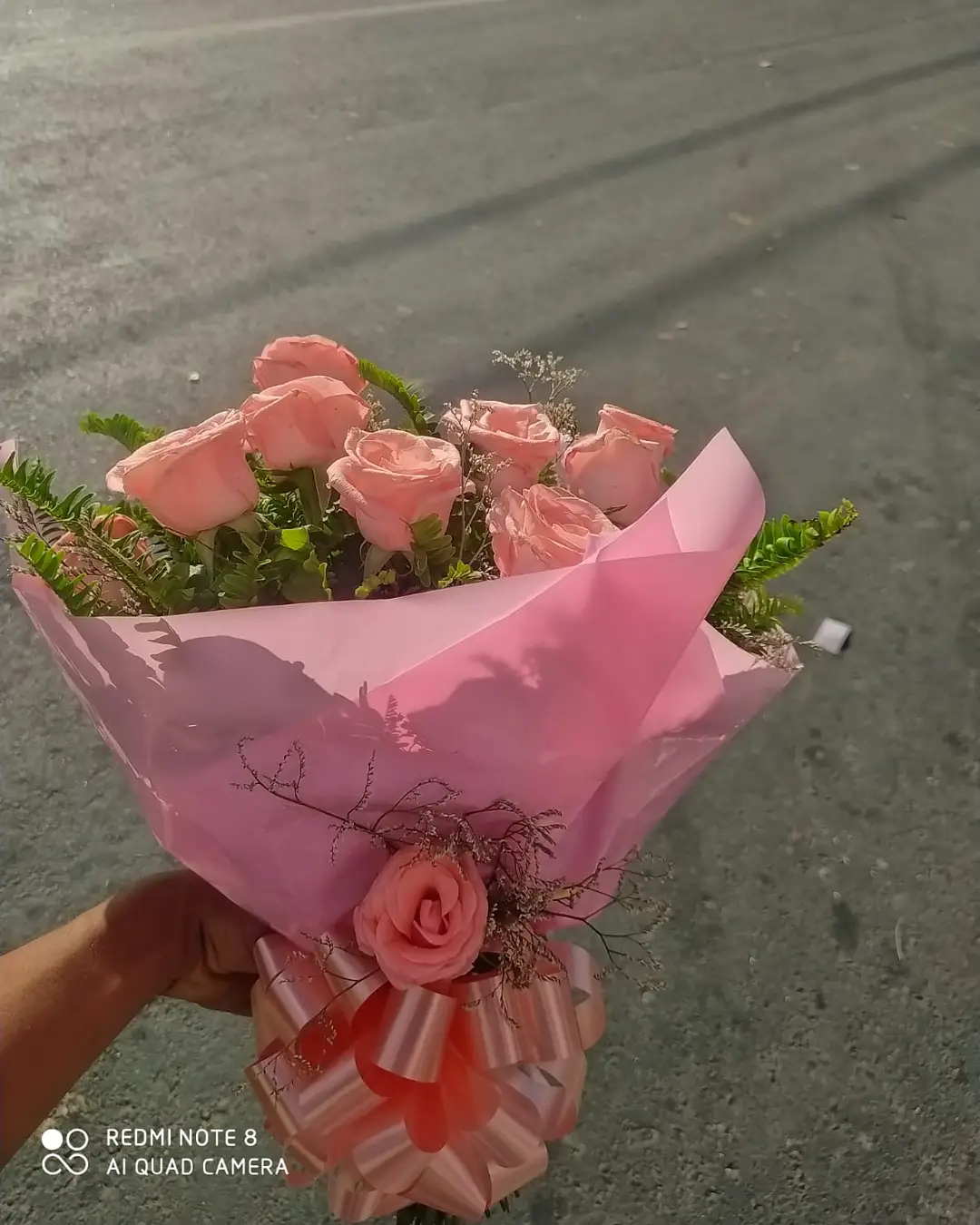 Rosas cor-de-rosa — publicação original da Flor do Campo